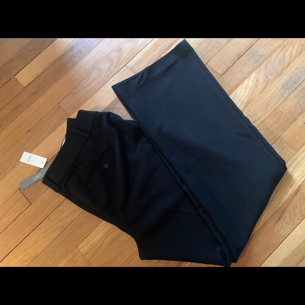 Loft NWOT Julie trousers size 10 black.